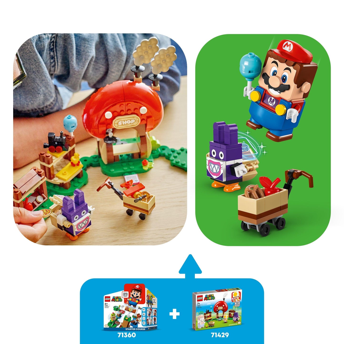 LEGO Nabbit at Toad's Shop 71429 Super Mario LEGO Super Mario @ 2TTOYS | Official LEGO shop😊🥰 LEGO €. 19.99