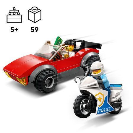 LEGO Police Bike Car Chase 60392 City LEGO CITY @ 2TTOYS | Official LEGO shop😊🥰 LEGO €. 8.48