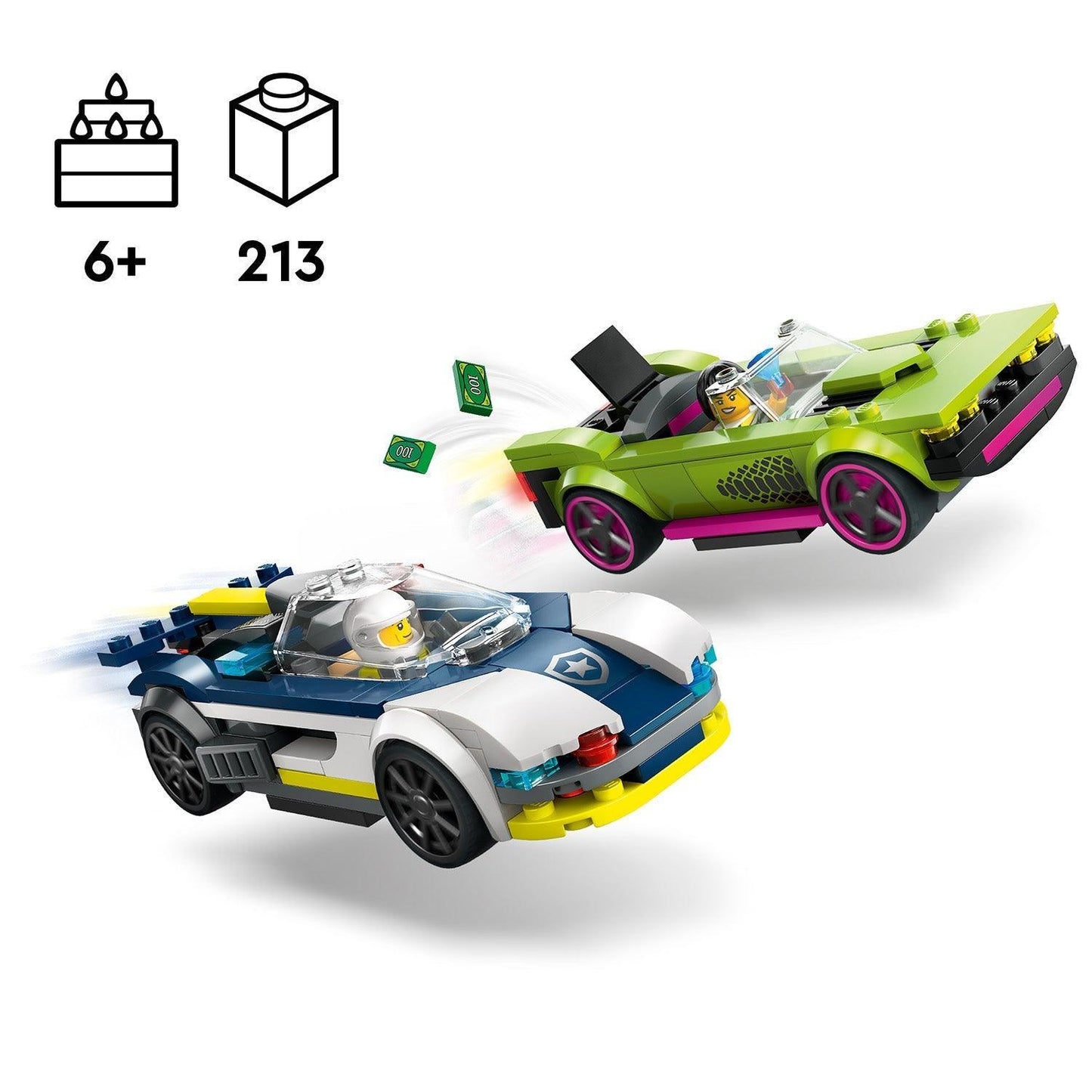 LEGO Police Car and Muscle Car Chase 60415 City LEGO FRIENDS @ 2TTOYS LEGO €. 19.99