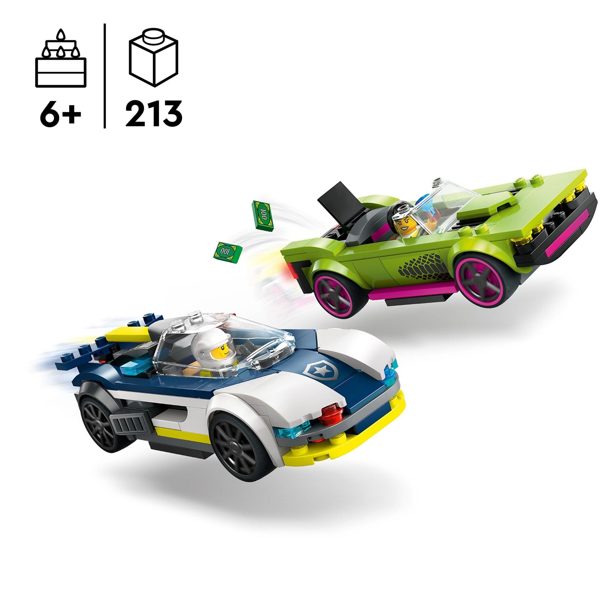 LEGO Police Car and Muscle Car Chase 60415 City LEGO FRIENDS @ 2TTOYS | Official LEGO shop😊🥰 LEGO €. 19.99