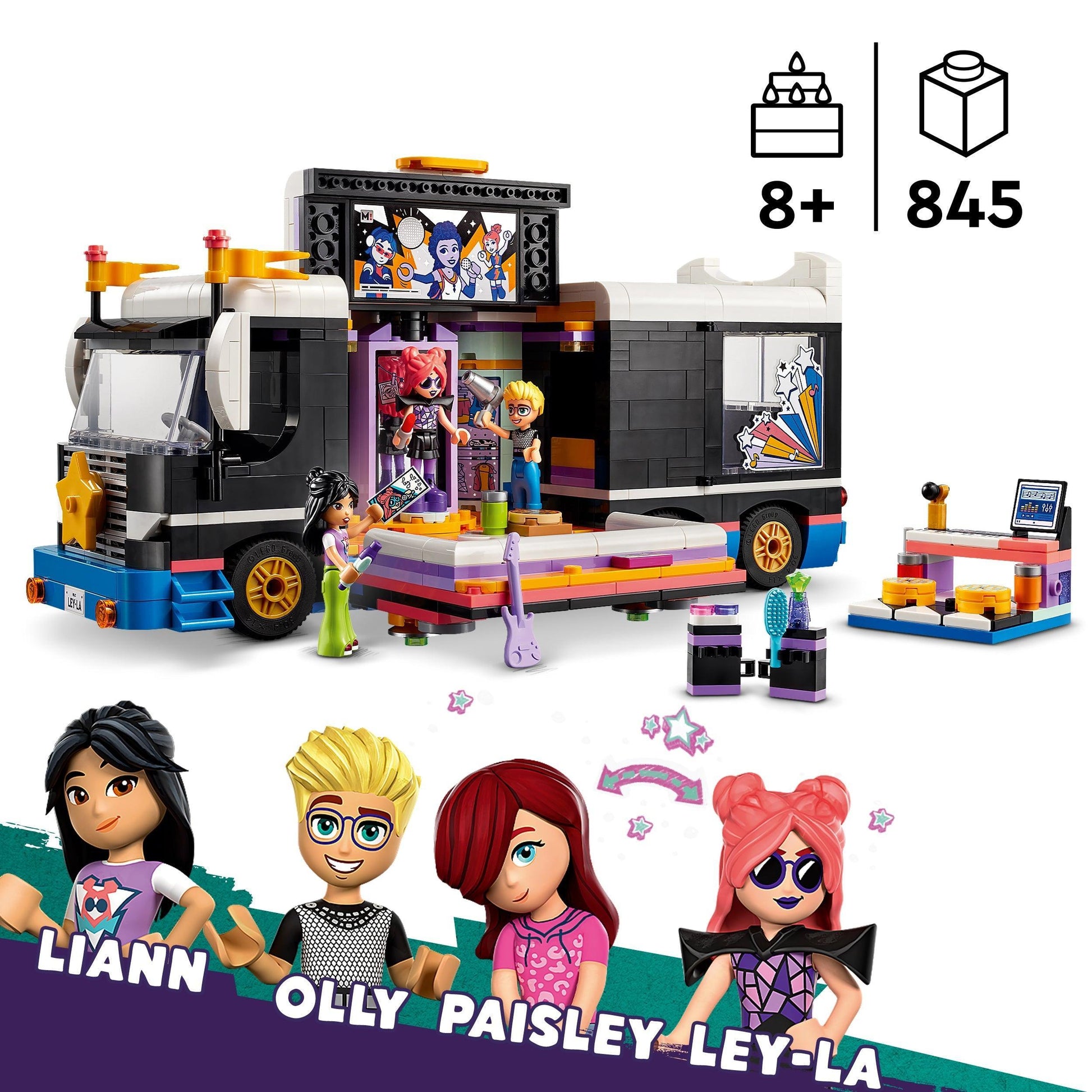 LEGO Pop Star Music Tour Bus 42619 Friends LEGO FRIENDS @ 2TTOYS LEGO €. 84.99