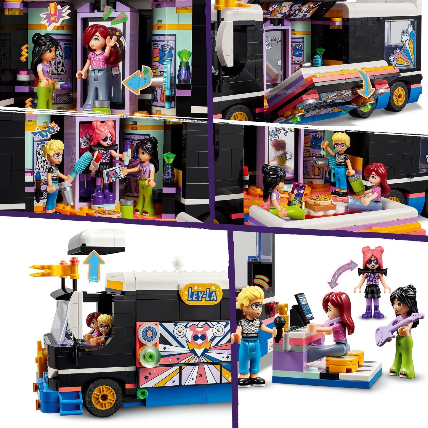 LEGO Pop ster muziek bus 42619 Friends LEGO FRIENDS @ 2TTOYS LEGO €. 71.99