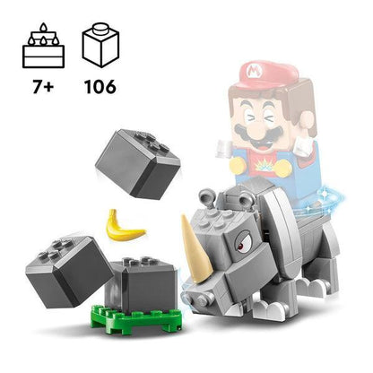 LEGO Rambi the Rhino Expansion Set 71420 SuperMario LEGO @ 2TTOYS LEGO €. 8.48