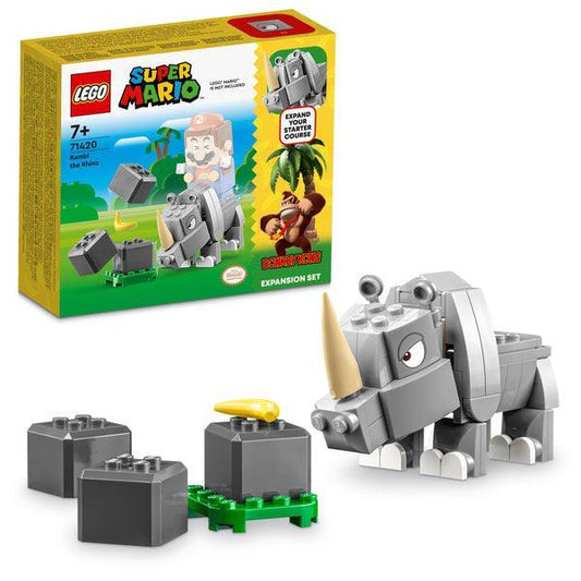 LEGO Rambi the Rhino Expansion Set 71420 SuperMario LEGO @ 2TTOYS | Official LEGO shop😊🥰 LEGO €. 8.48