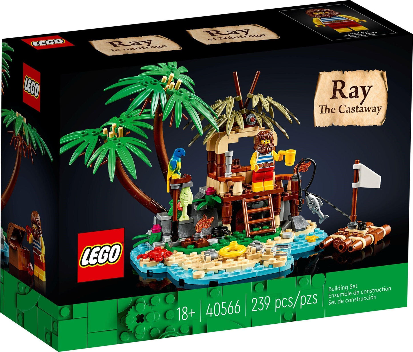 LEGO Ray the Castaway 40556 Ideas LEGO IDEAS @ 2TTOYS | Official LEGO shop😊🥰 LEGO €. 16.99