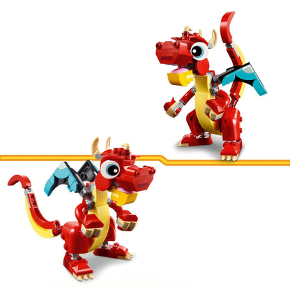 LEGO Red Dragon 31145 Creator 3 in 1 LEGO CREATOR 3 IN 1 @ 2TTOYS | Official LEGO shop😊🥰 LEGO €. 9.99