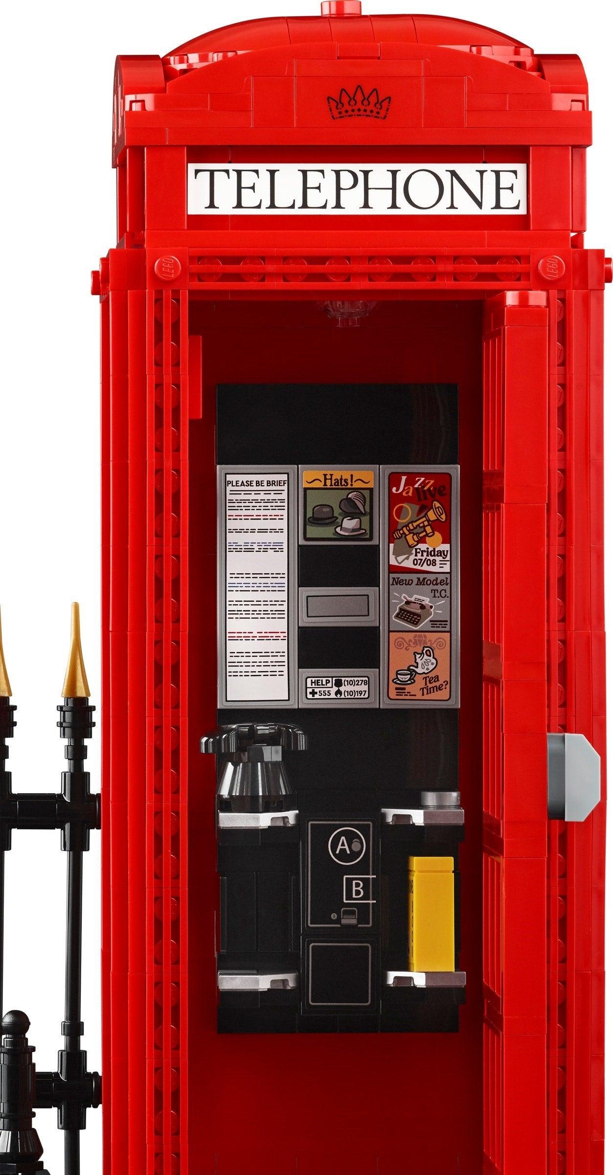 LEGO Red London Telephone Box 21347 Ideas @ 2TTOYS 2TTOYS €. 114.99