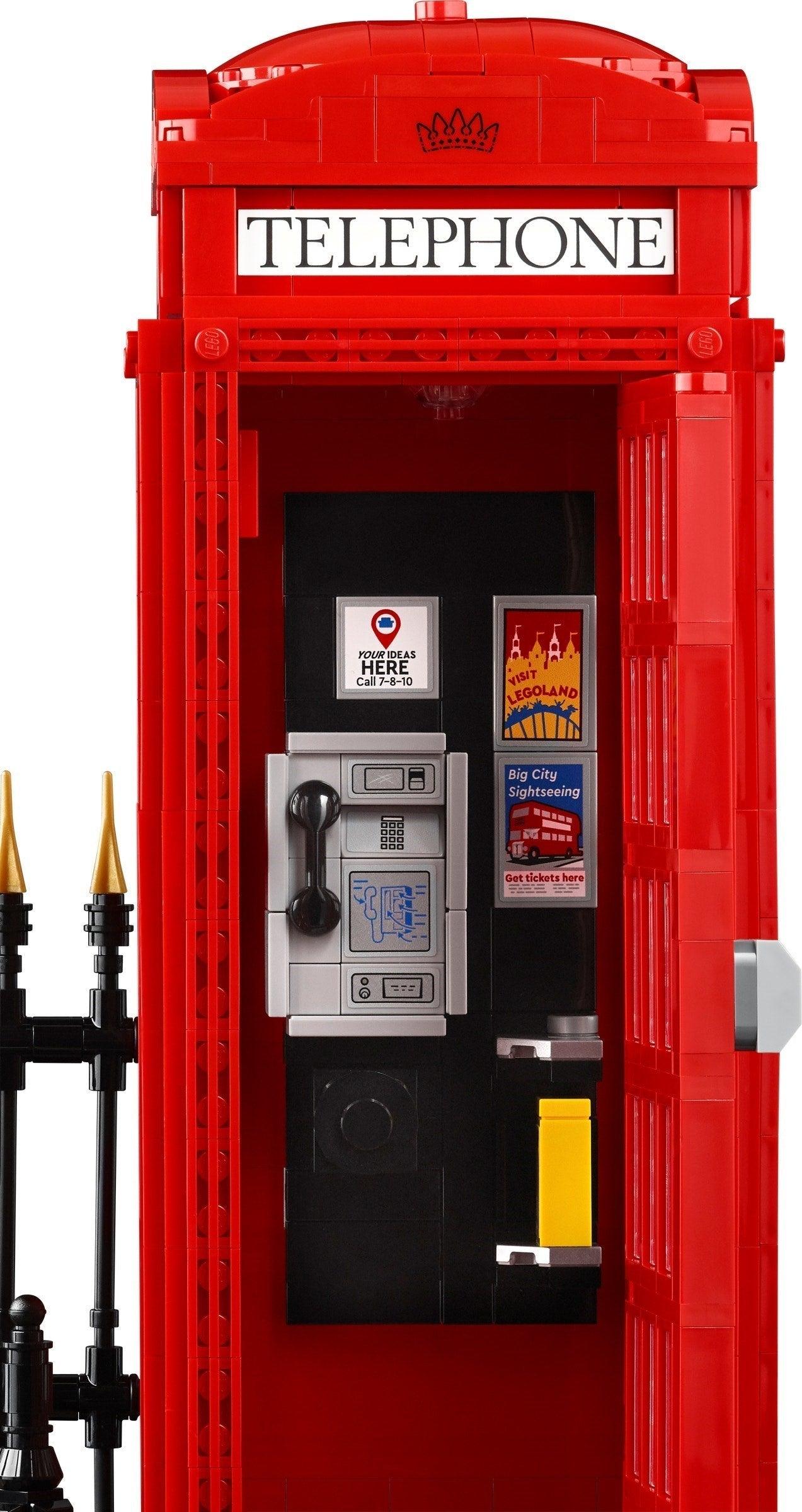 LEGO Red London Telephone Box 21347 Ideas @ 2TTOYS 2TTOYS €. 114.99