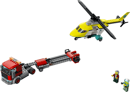 LEGO Reddingshelikopter transport 60343 City LEGO CITY GEWELDIGE VOERTUIGEN @ 2TTOYS LEGO €. 25.48