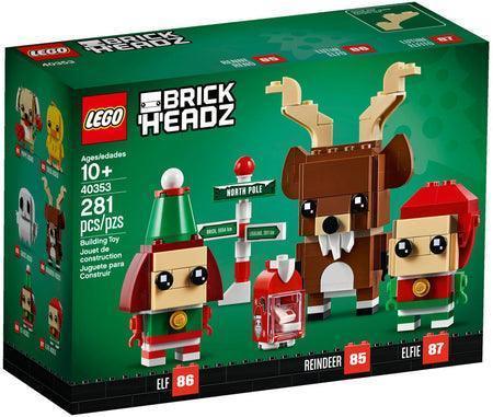 LEGO Reindeer, Elf and Elfie 40353 BrickHeadz LEGO BRICKHEADZ @ 2TTOYS | Official LEGO shop😊🥰 LEGO €. 19.99