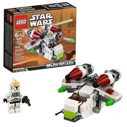 LEGO Republic Gunship Microfighter 75076 Star Wars - Microfighters LEGO STARWARS @ 2TTOYS LEGO €. 16.49