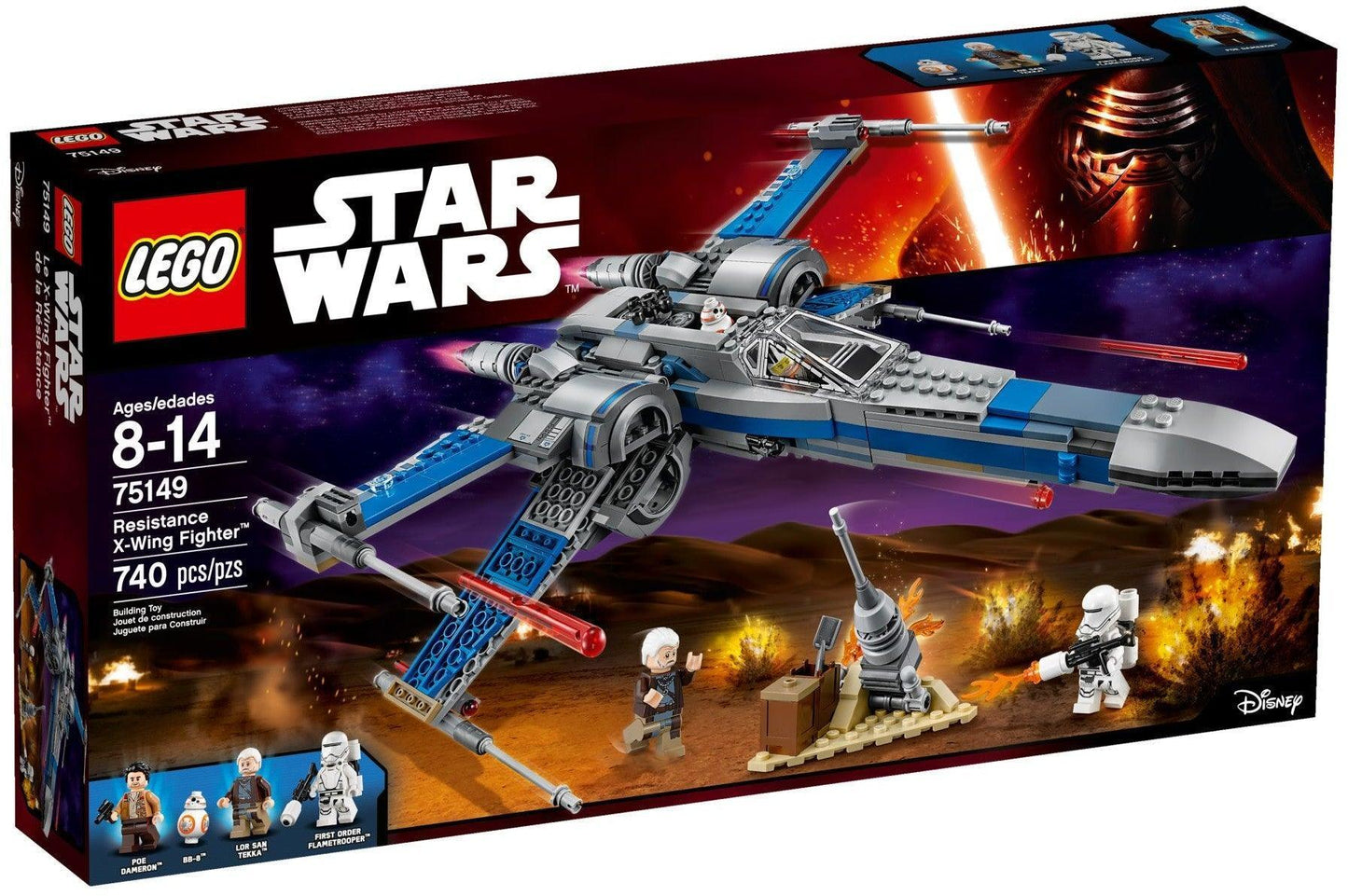 LEGO Resistance X-wing Fighter 75149 Star Wars - The Force Awakens LEGO Star Wars - The Force Awakens @ 2TTOYS LEGO €. 69.99