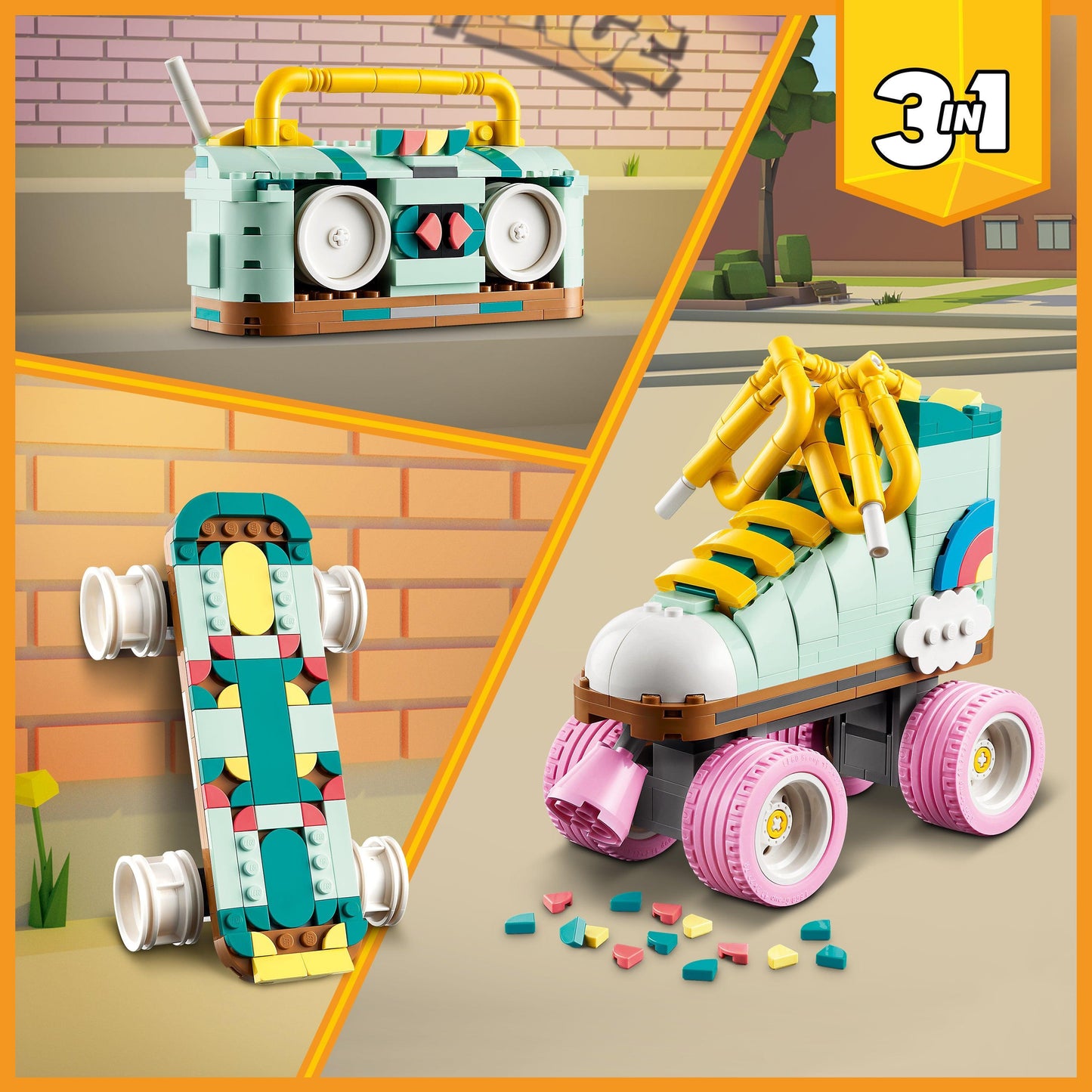 LEGO Retro Rollschaats 31148 Creator 3 in 1 LEGO CREATOR 3 IN 1 @ 2TTOYS LEGO €. 25.49