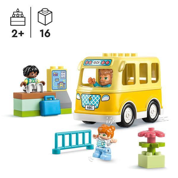 LEGO Ritje met de bus 10988 Duplo LEGO DUPLO @ 2TTOYS | Official LEGO shop😊🥰 LEGO €. 16.99