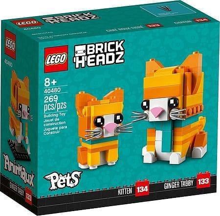 LEGO Rode gestreepte kat 40480 Brickheadz LEGO BRICKHEADZ @ 2TTOYS LEGO €. 17.99