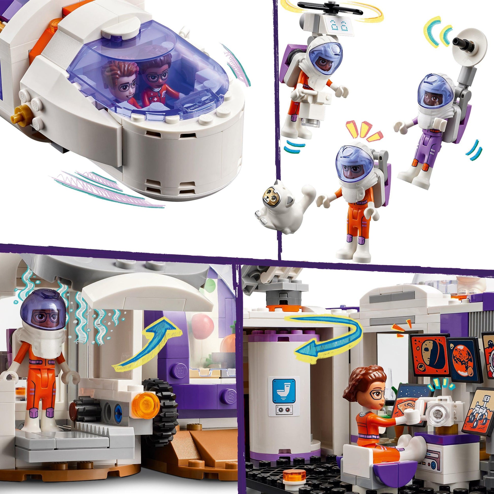 LEGO Ruimte station op mars met raket 42605 Friends LEGO FRIENDS @ 2TTOYS LEGO €. 76.49