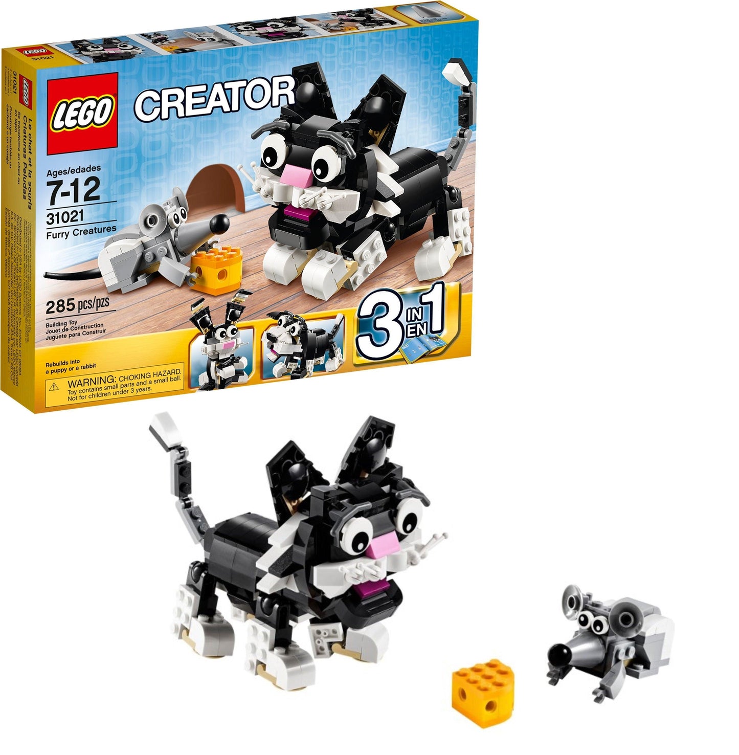 LEGO Snoezige Dieren 31021 Creator 3 in 1 LEGO CREATOR @ 2TTOYS LEGO €. 14.99