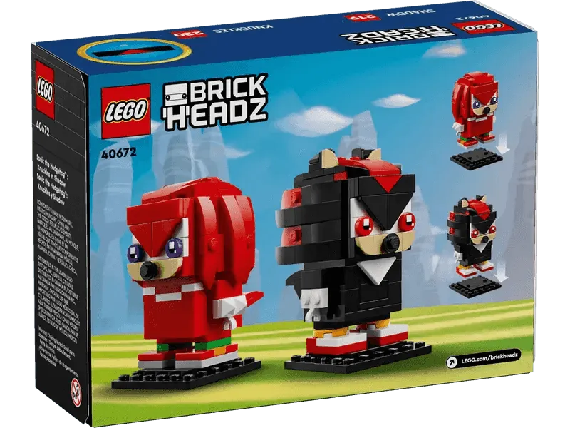 LEGO Sonic the Hedgehog™: Knuckles and Shadow 40672 Brickheadz LEGO BRICHEADZ @ 2TTOYS | Official LEGO shop😊🥰 LEGO €. 19.99