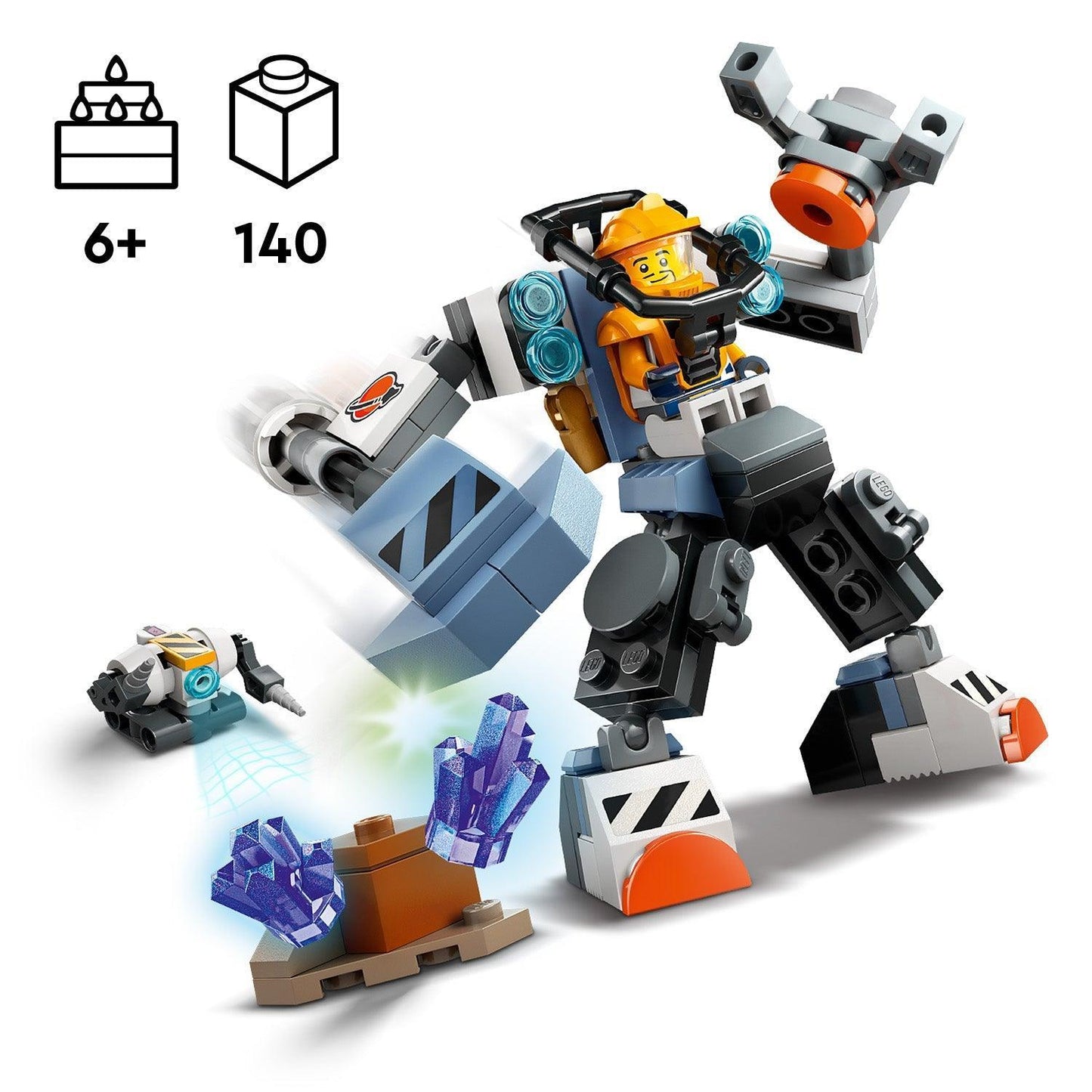 LEGO Space Construction Mech 60428 City LEGO City @ 2TTOYS LEGO €. 9.99