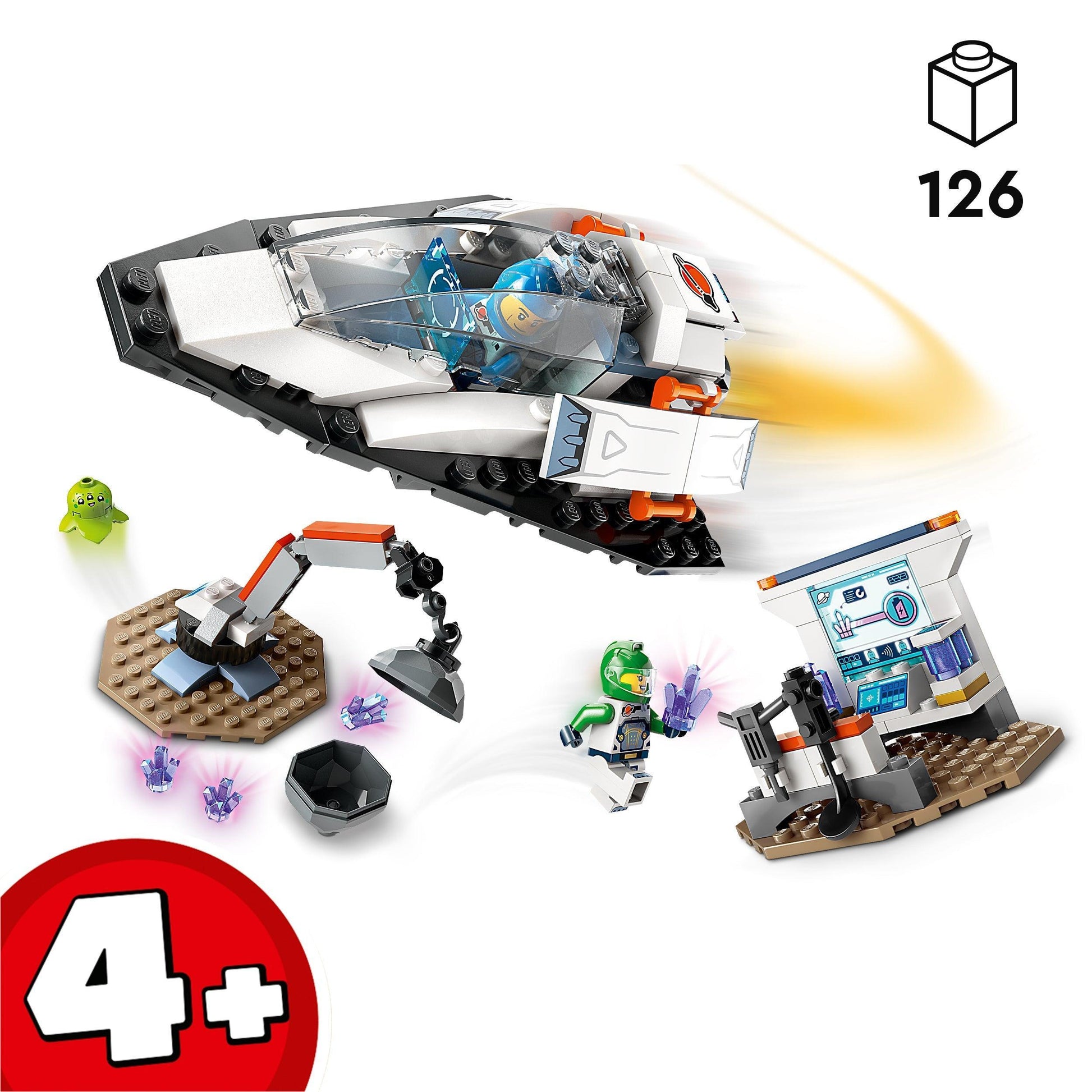 LEGO Spaceship and Asteroid Discovery 60429 City LEGO City @ 2TTOYS | Official LEGO shop😊🥰 LEGO €. 19.99