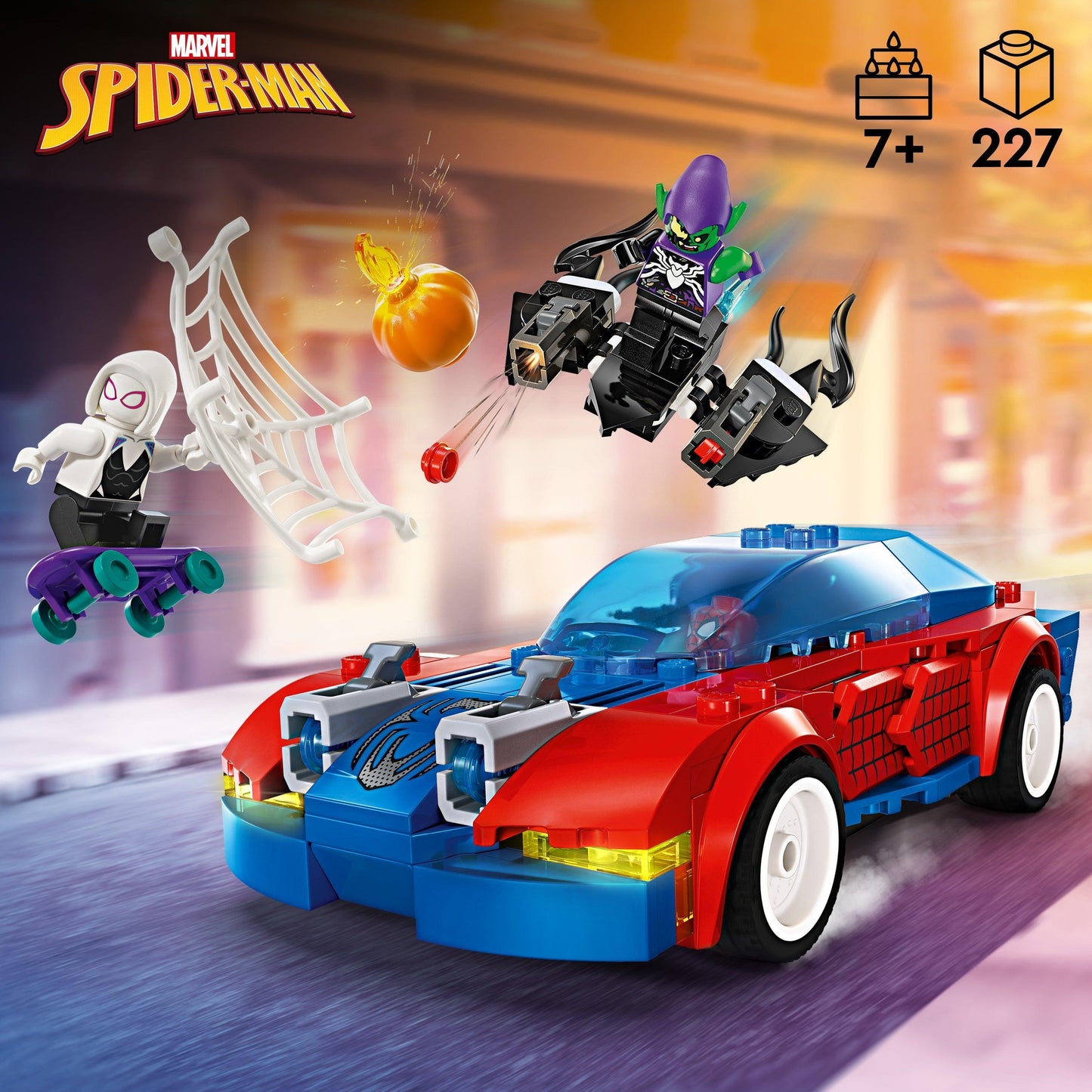 LEGO Spider-Man Race Car & Venom Green Goblin 76279 Superheroes LEGO SUPERHEROES @ 2TTOYS | Official LEGO shop😊🥰 LEGO €. 29.99