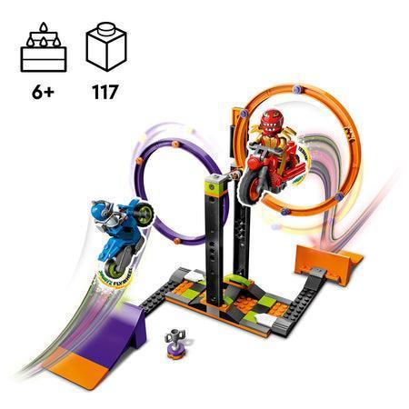 LEGO Spinning Stunt Challenge 60360 City LEGO CITY @ 2TTOYS | Official LEGO shop😊🥰 LEGO €. 34.99