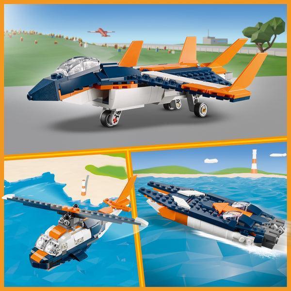 LEGO Supersonisch Straal vliegtuig 31126 Creator 3-in-1 LEGO CREATOR @ 2TTOYS | Official LEGO shop😊🥰 LEGO €. 16.49