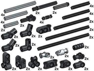 LEGO Technic Cross Axles 10074 Bulk Bricks LEGO Bulk Bricks @ 2TTOYS | Official LEGO shop😊🥰 LEGO €. 9.99