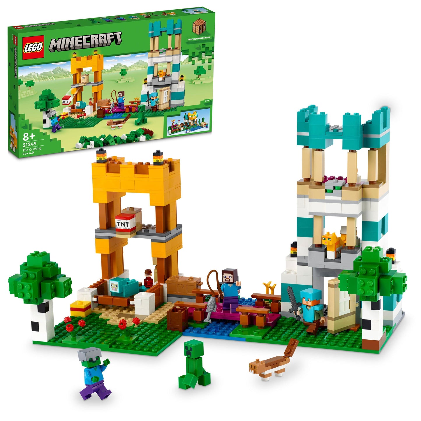 LEGO The Crafting-box 4.0 21249 Minecraft LEGO @ 2TTOYS LEGO €. 74.99