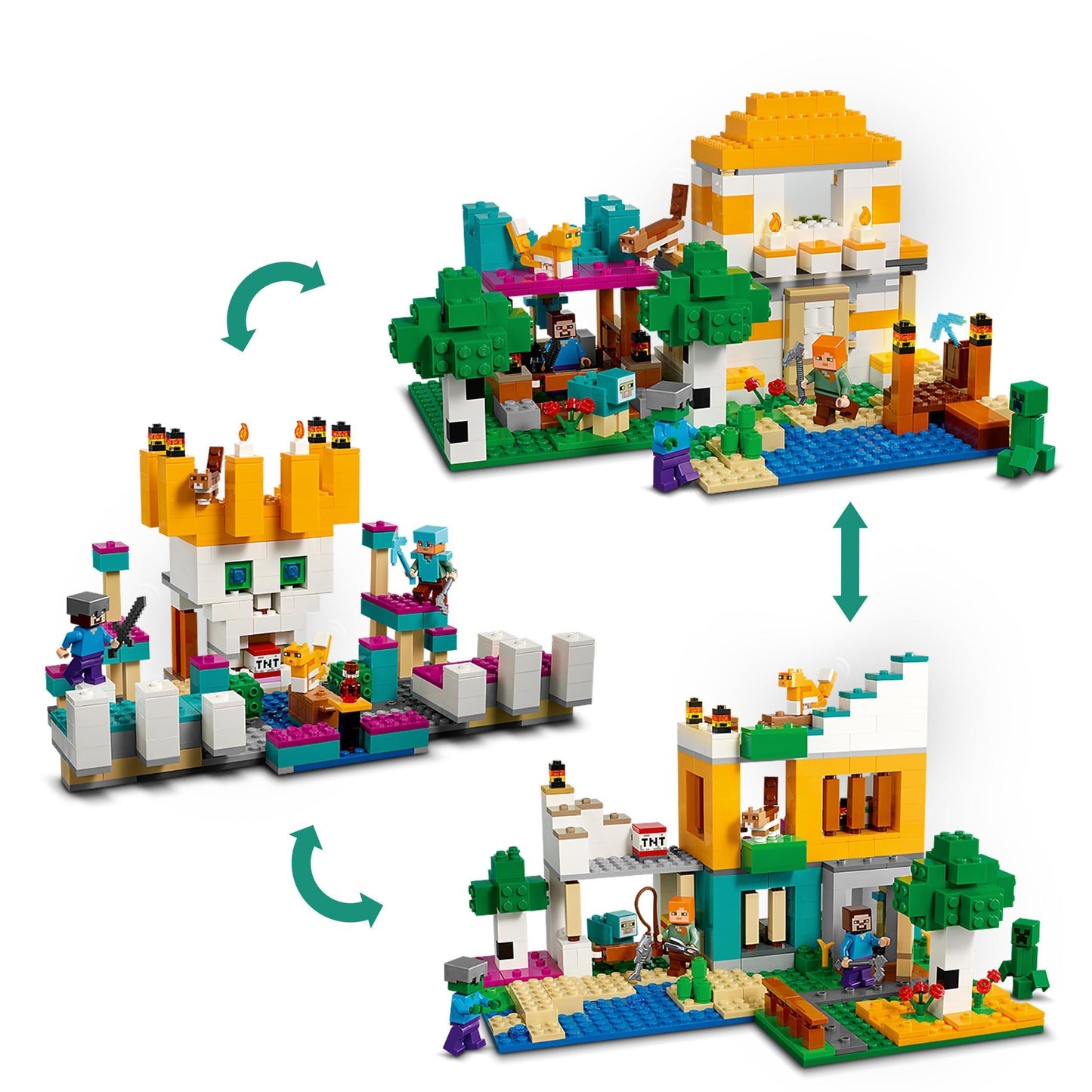 LEGO The Crafting-box 4.0 21249 Minecraft LEGO @ 2TTOYS LEGO €. 74.99