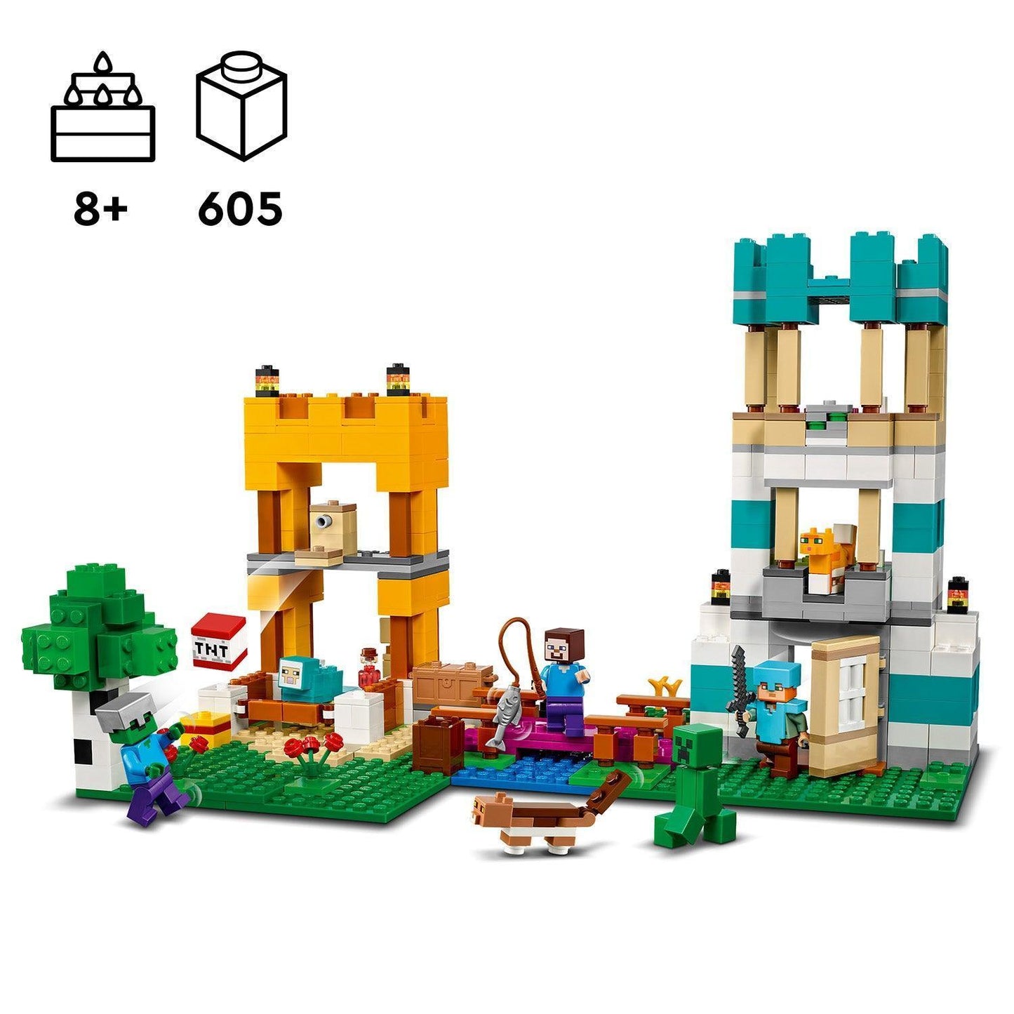 LEGO The Crafting-box 4.0 21249 Minecraft LEGO @ 2TTOYS LEGO €. 74.99