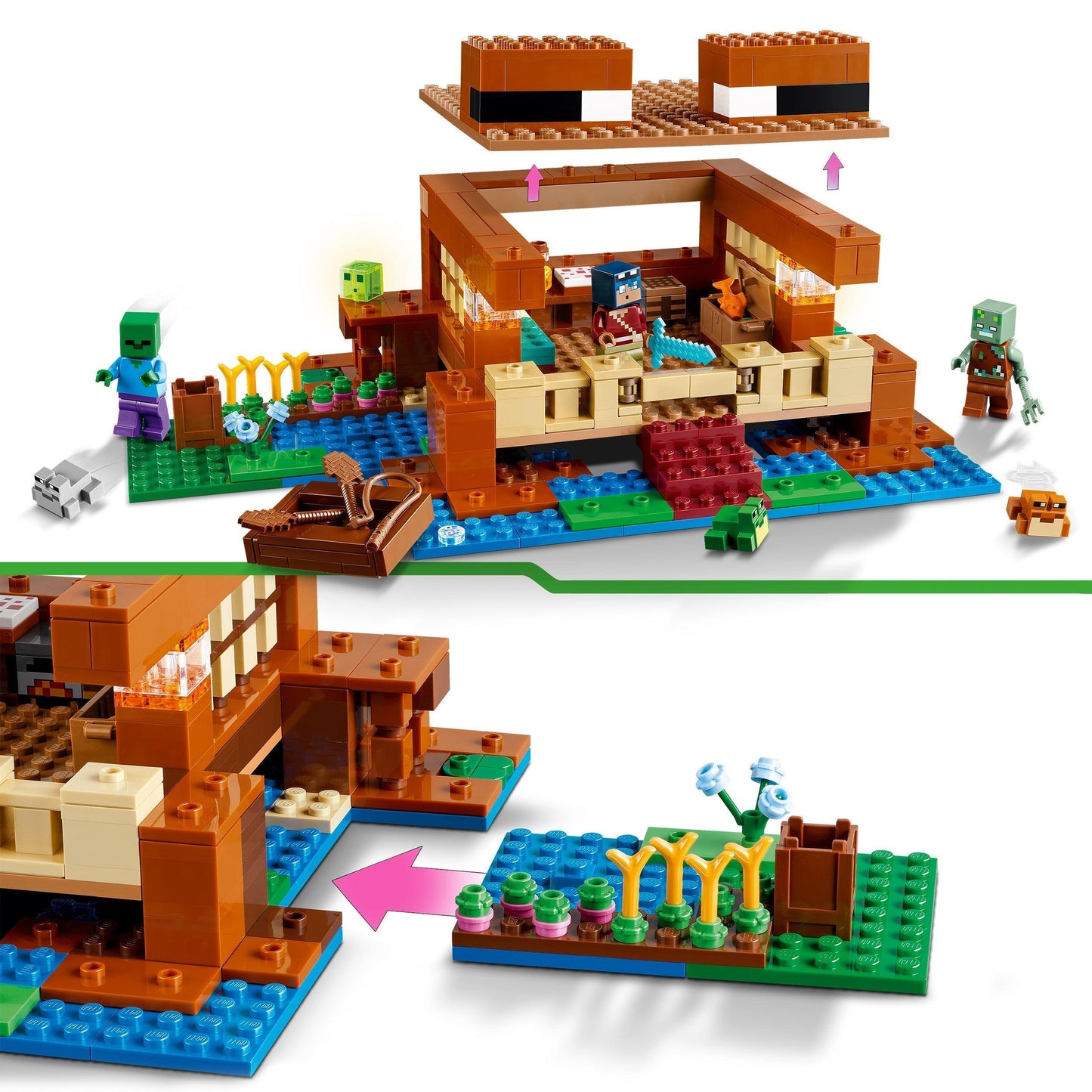 LEGO The Frog House 21256 Minecraft LEGO MINECRAFT @ 2TTOYS LEGO €. 54.99