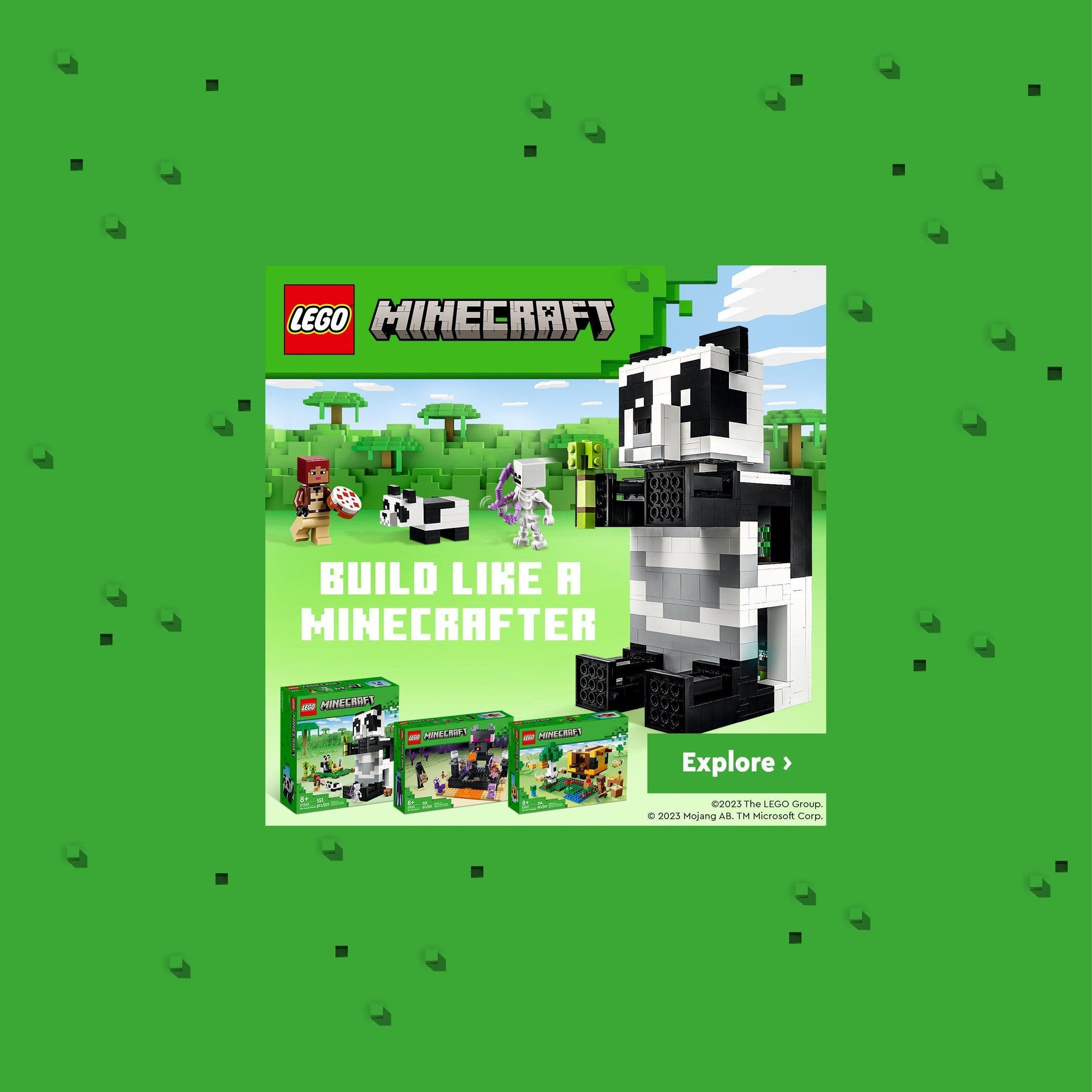 LEGO The Panda Haven 21245 Minecraft LEGO MINECRAFT @ 2TTOYS LEGO €. 49.99