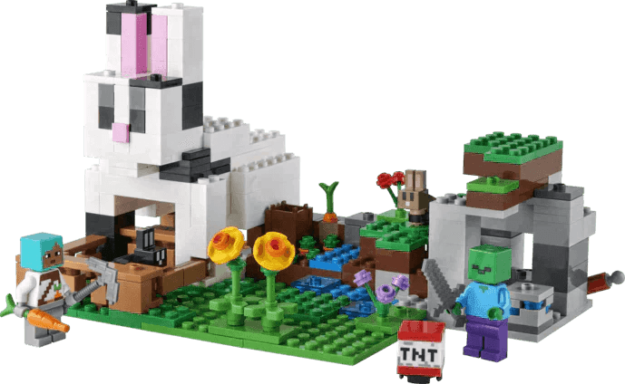 LEGO The Rabbit Ranch 21181 Minecraft LEGO MINECRAFT @ 2TTOYS | Official LEGO shop😊🥰 LEGO €. 29.74