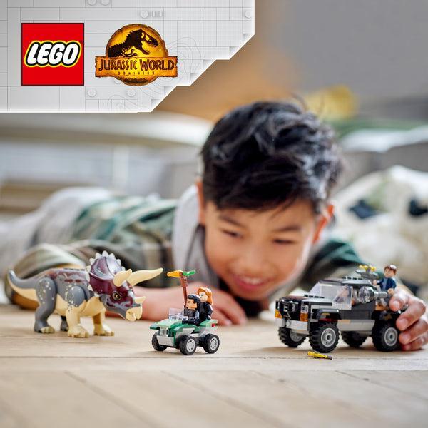 LEGO Triceratops pick-up truck hinderlaag 76950 Jurassic World LEGO JURASSIC WORLD @ 2TTOYS LEGO €. 49.99