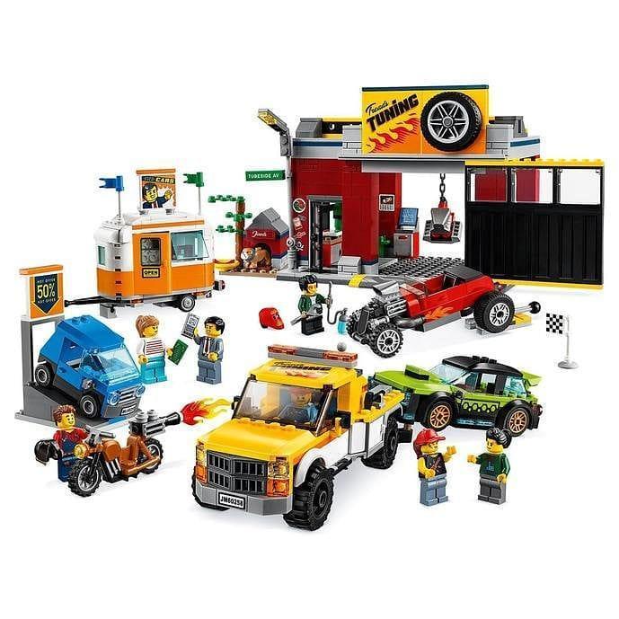 LEGO Tuning Workshop 60258 City Voertuigen LEGO CITY GEWELDIGE VOERTUIGEN @ 2TTOYS LEGO €. 99.99