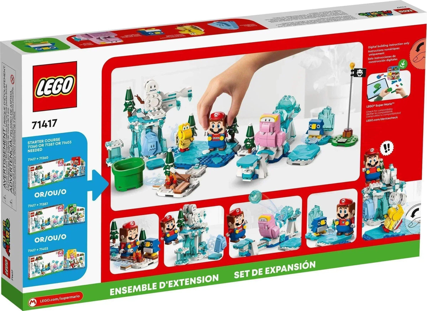 LEGO Uitbreidingsset: Fliprus' sneeuwavontuur 71417 SuperMario LEGO SUPERMARIO @ 2TTOYS LEGO €. 49.98