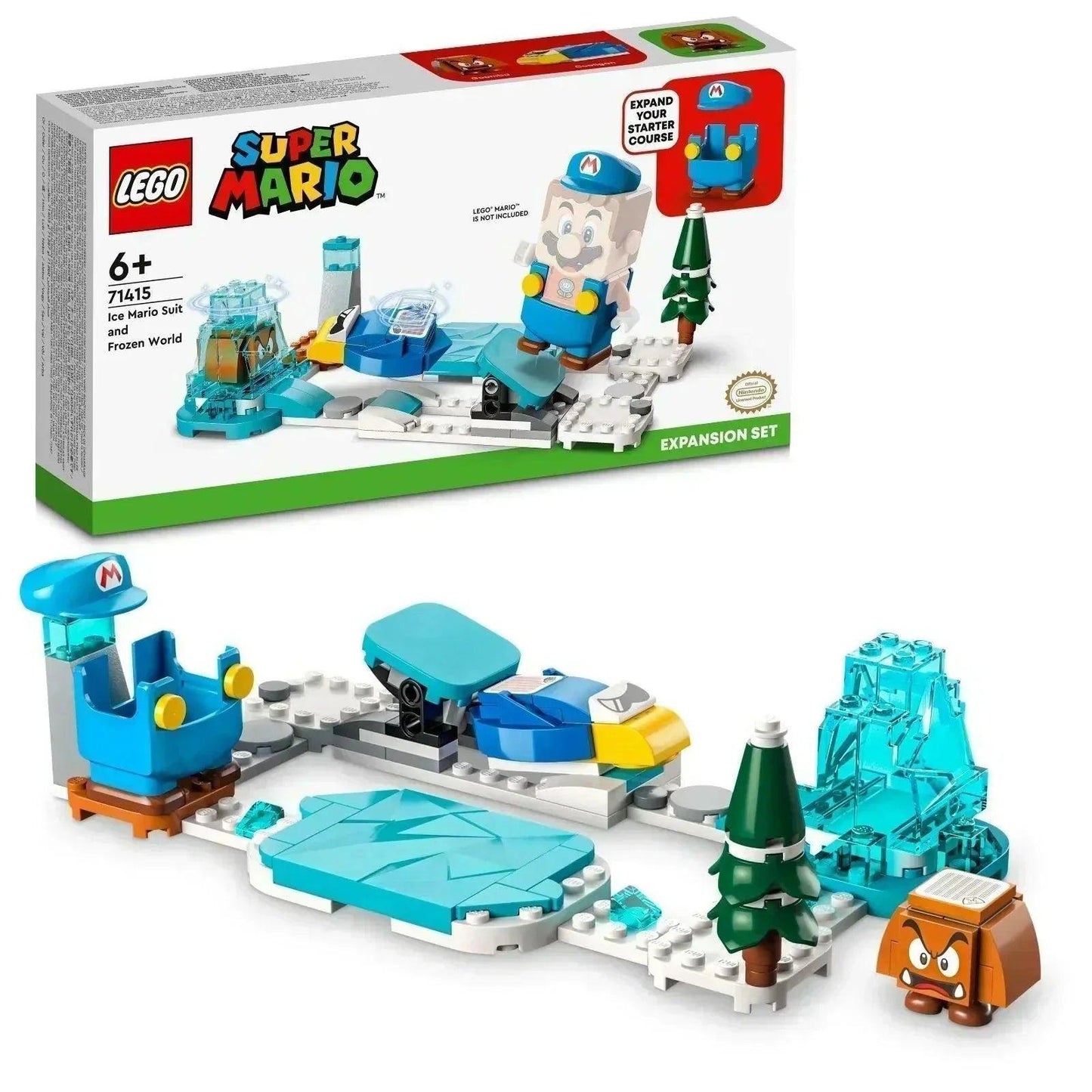 LEGO Uitbreidingsset: IJs-Mario pak en ijswereld 71415 SuperMario LEGO SUPERMARIO @ 2TTOYS LEGO €. 21.48