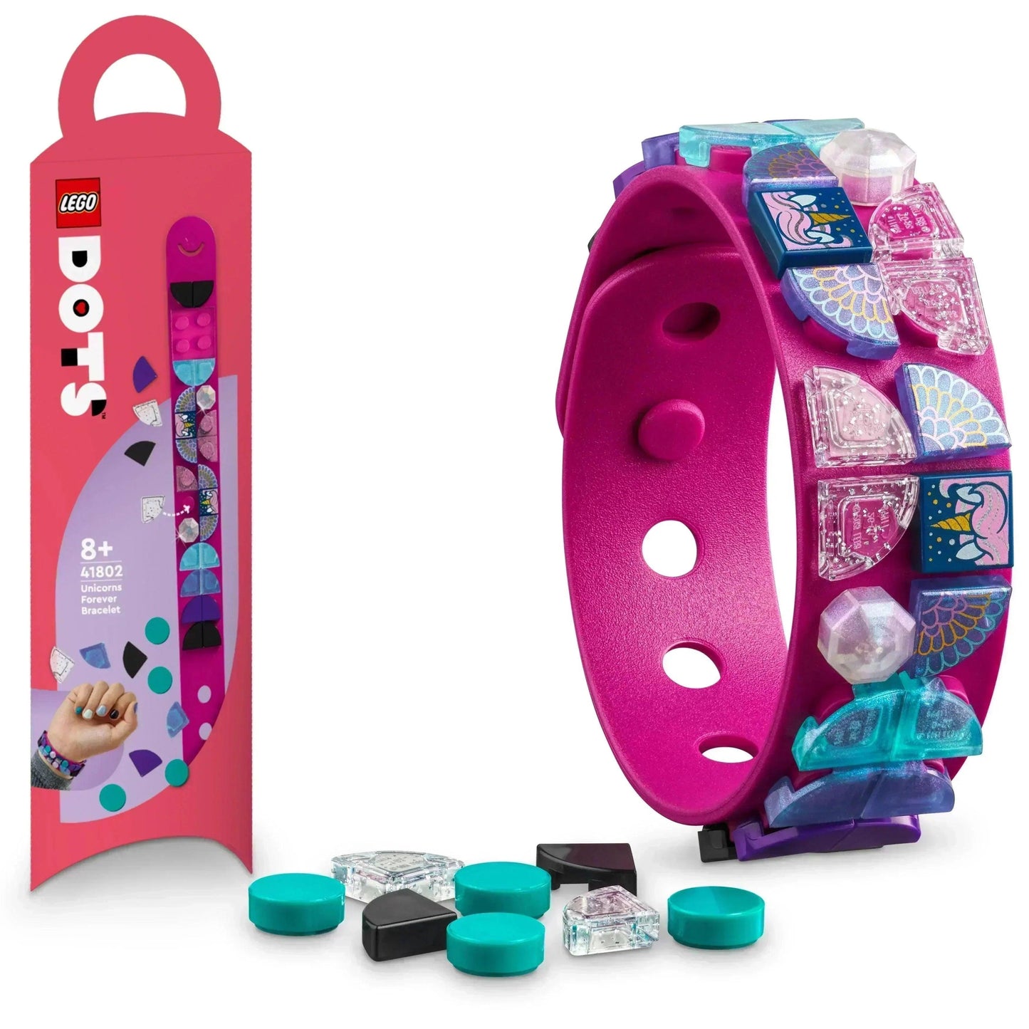 LEGO Unicorns Forever Bracelet 41802 DOTS LEGO DOTS @ 2TTOYS LEGO €. 5.48