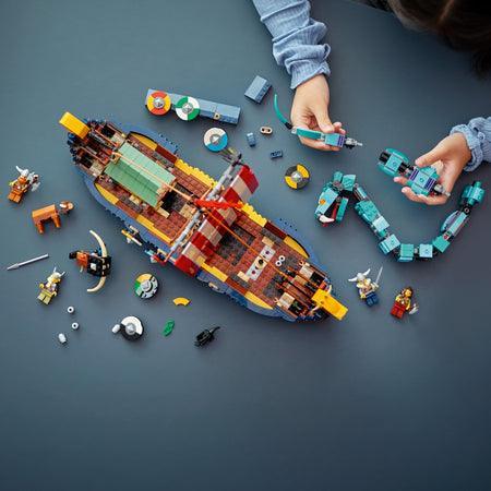 LEGO Viking schip met Midgard slang 31132 Creator LEGO CREATOR @ 2TTOYS LEGO €. 119.99