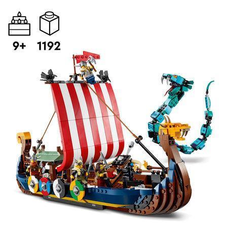 LEGO Viking Ship and the Midgard Serpent 31132 Creator LEGO CREATOR @ 2TTOYS LEGO €. 119.99