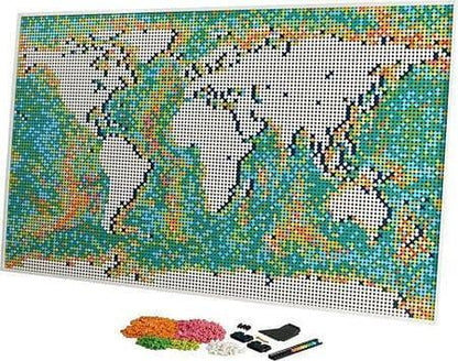 LEGO Wereldkaart / kaart van de wereld / World map 31203 Art LEGO ART @ 2TTOYS | Official LEGO shop😊🥰 LEGO €. 259.99