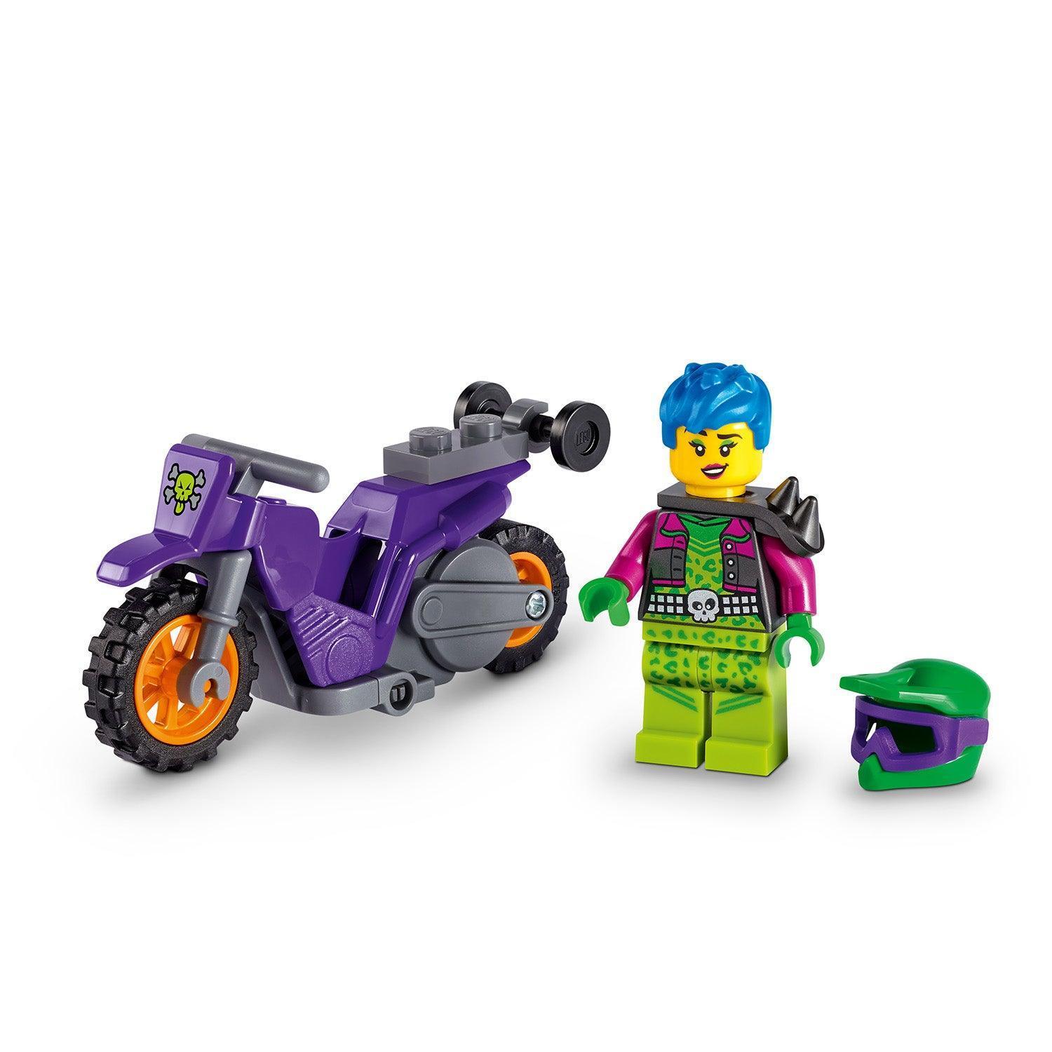 LEGO Wheelie stunt motor with stuntman 60296 City LEGO CITY STUNTZ @ 2TTOYS | Official LEGO shop😊🥰 LEGO €. 7.99