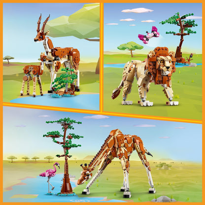 LEGO Wild Safari Animals 31150 Creator 3 in 1 LEGO CREATOR 3 IN 1 @ 2TTOYS LEGO €. 64.99