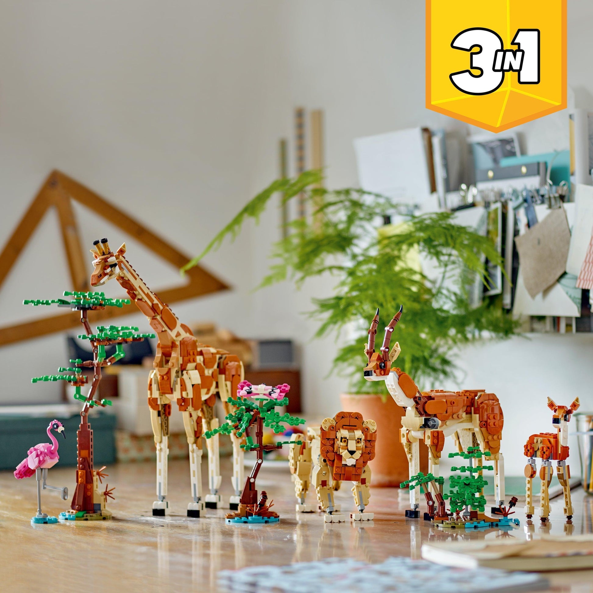 LEGO Wild Safari Animals 31150 Creator 3 in 1 LEGO CREATOR 3 IN 1 @ 2TTOYS LEGO €. 64.99