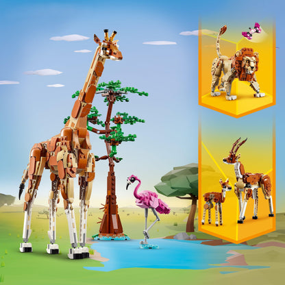 LEGO Wild Safari Animals 31150 Creator 3 in 1 LEGO CREATOR 3 IN 1 @ 2TTOYS | Official LEGO shop😊🥰 LEGO €. 64.99