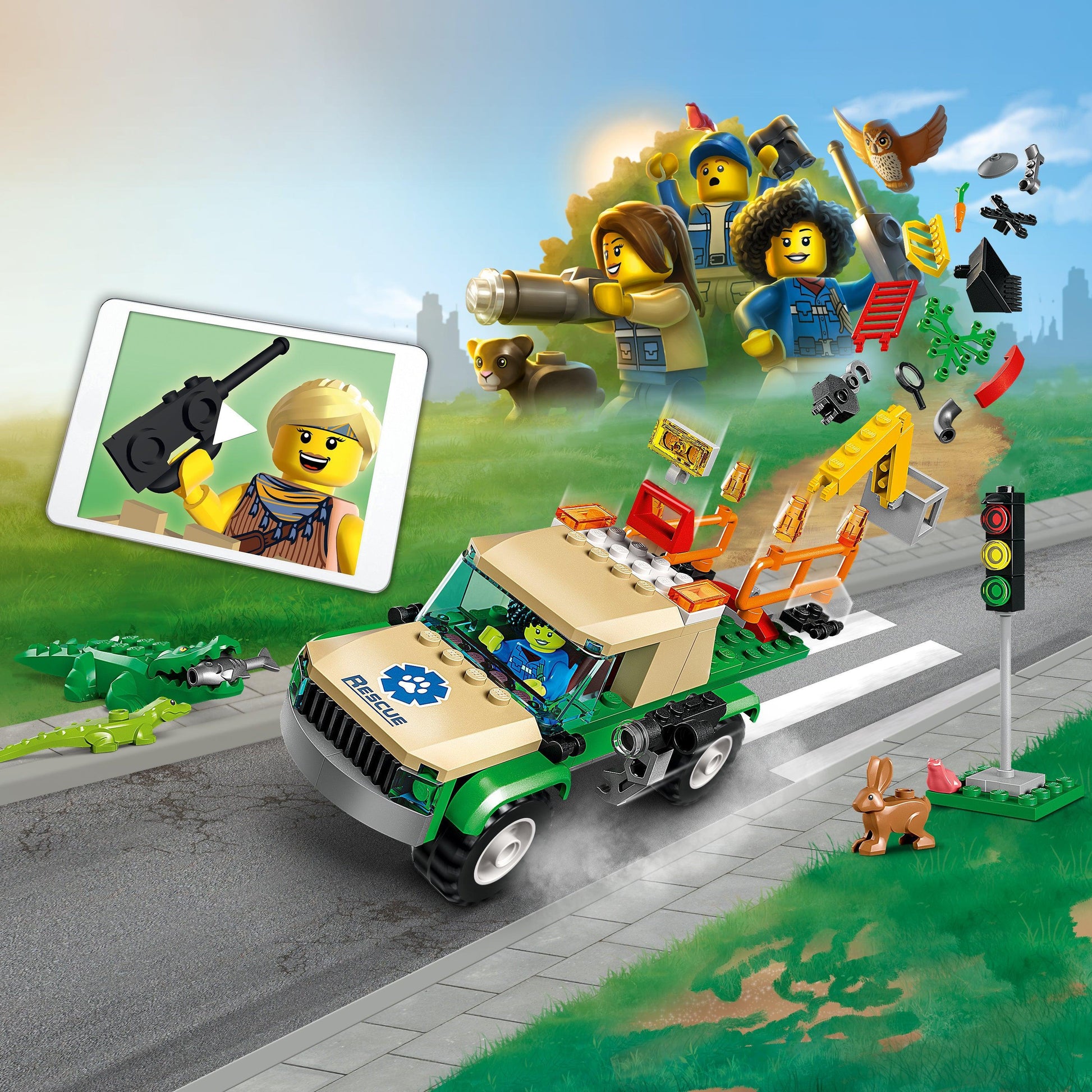 LEGO Wilde dieren redding 60353 City LEGO CITY WILDLIFE @ 2TTOYS LEGO €. 24.99