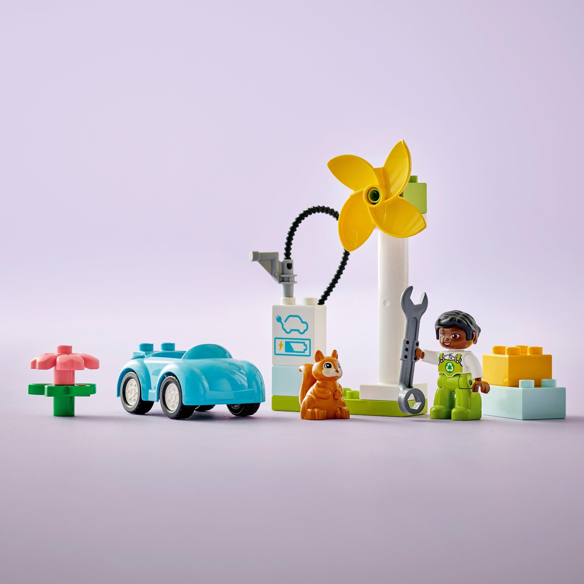 LEGO Wind Turbine and Electric Car 10985 DUPLO @ 2TTOYS | Official LEGO shop😊🥰 LEGO €. 9.99