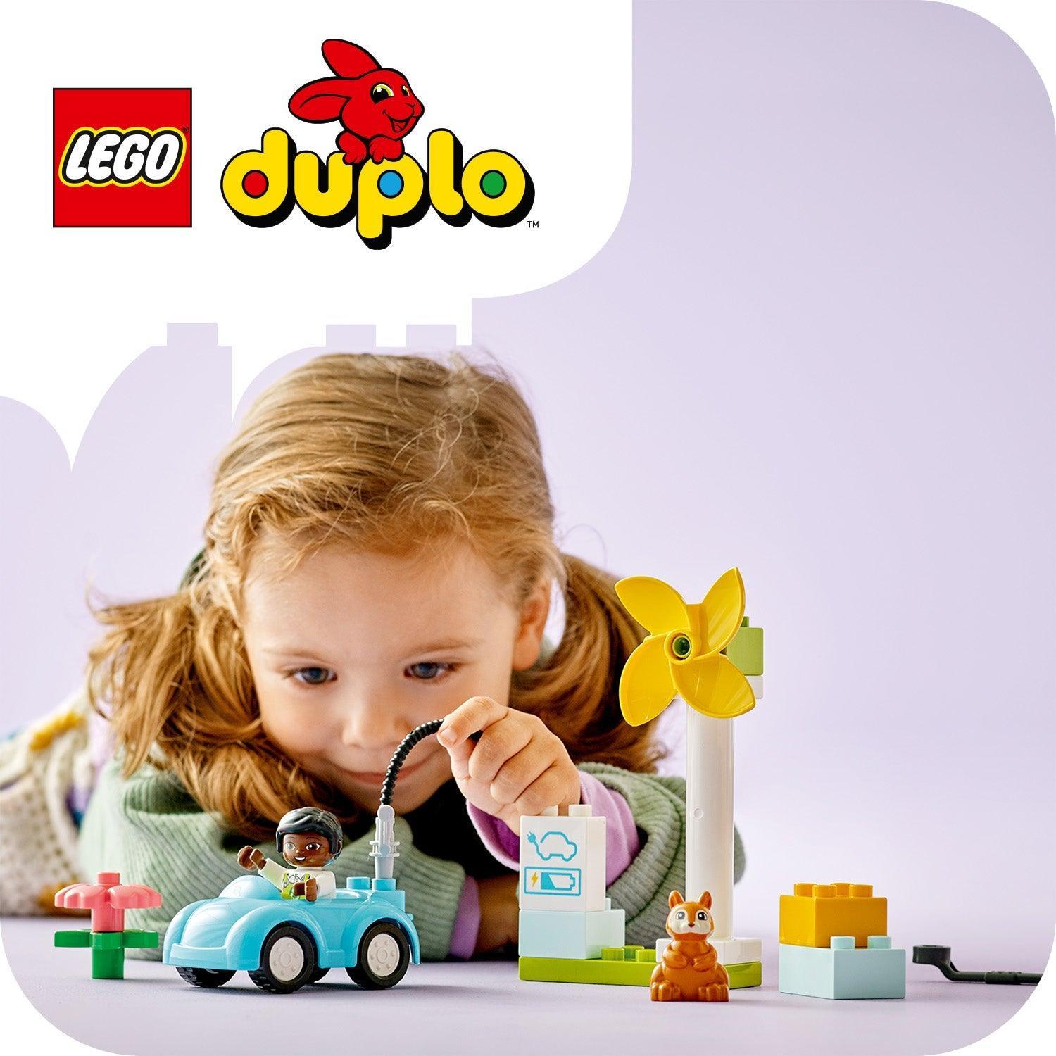 LEGO Wind Turbine and Electric Car 10985 DUPLO @ 2TTOYS | Official LEGO shop😊🥰 LEGO €. 9.99