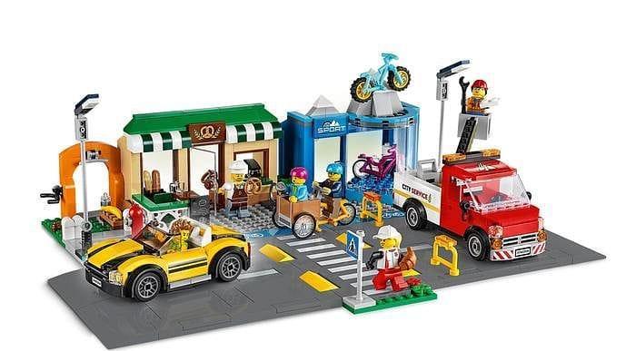 LEGO Winkelstraat met bakkerij, fietsenwinkel en park 60306 City Ville LEGO CITY VILLE @ 2TTOYS LEGO €. 89.99